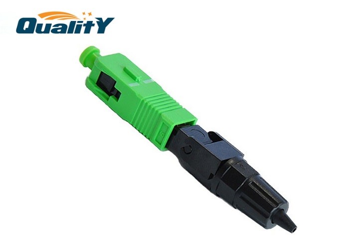 QSC60K1-APC-0.9 Mountable Fiber Optic Fast Connector With Ceramic Ferrule / SC APC Fast Connector