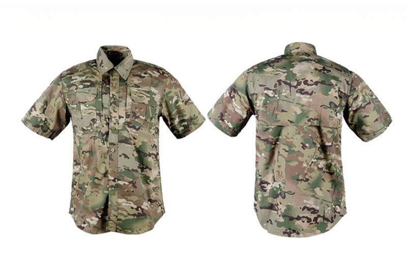 Formal Style Short Sleeve Outdoor Training Uniform Breathable and Suitable for Active