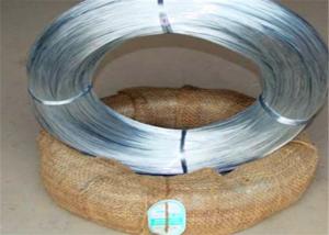 China 0.8mm BWG8 Galvanized Steel Wire 25kg/Coil Hessian Cloth Outside Packing wholesale