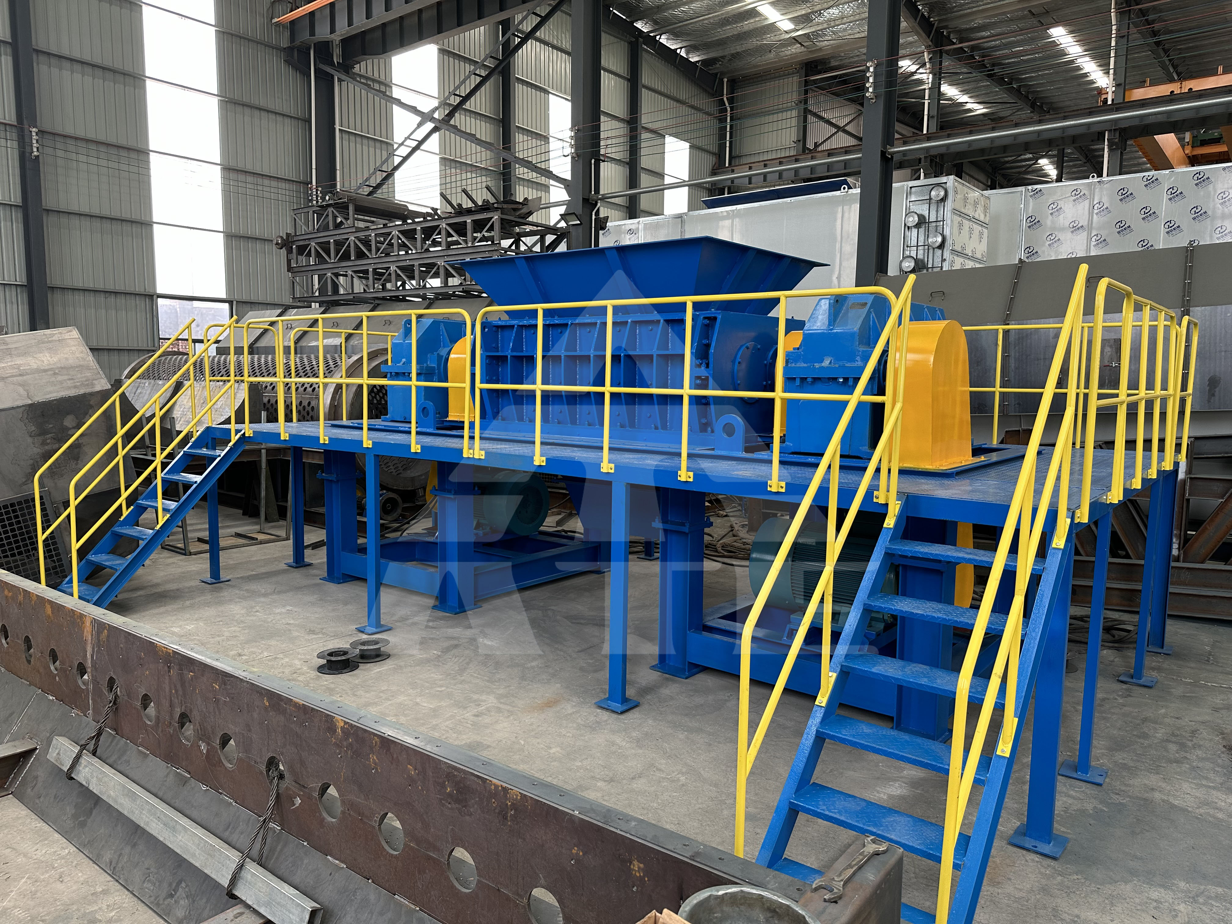 Scrap Aluminum Can Shredder Machine ISO Approval Brass Shredder