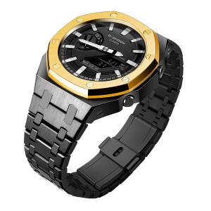 China Casio Stainless Steel Watch Case Mechanical Watch Case Customized wholesale