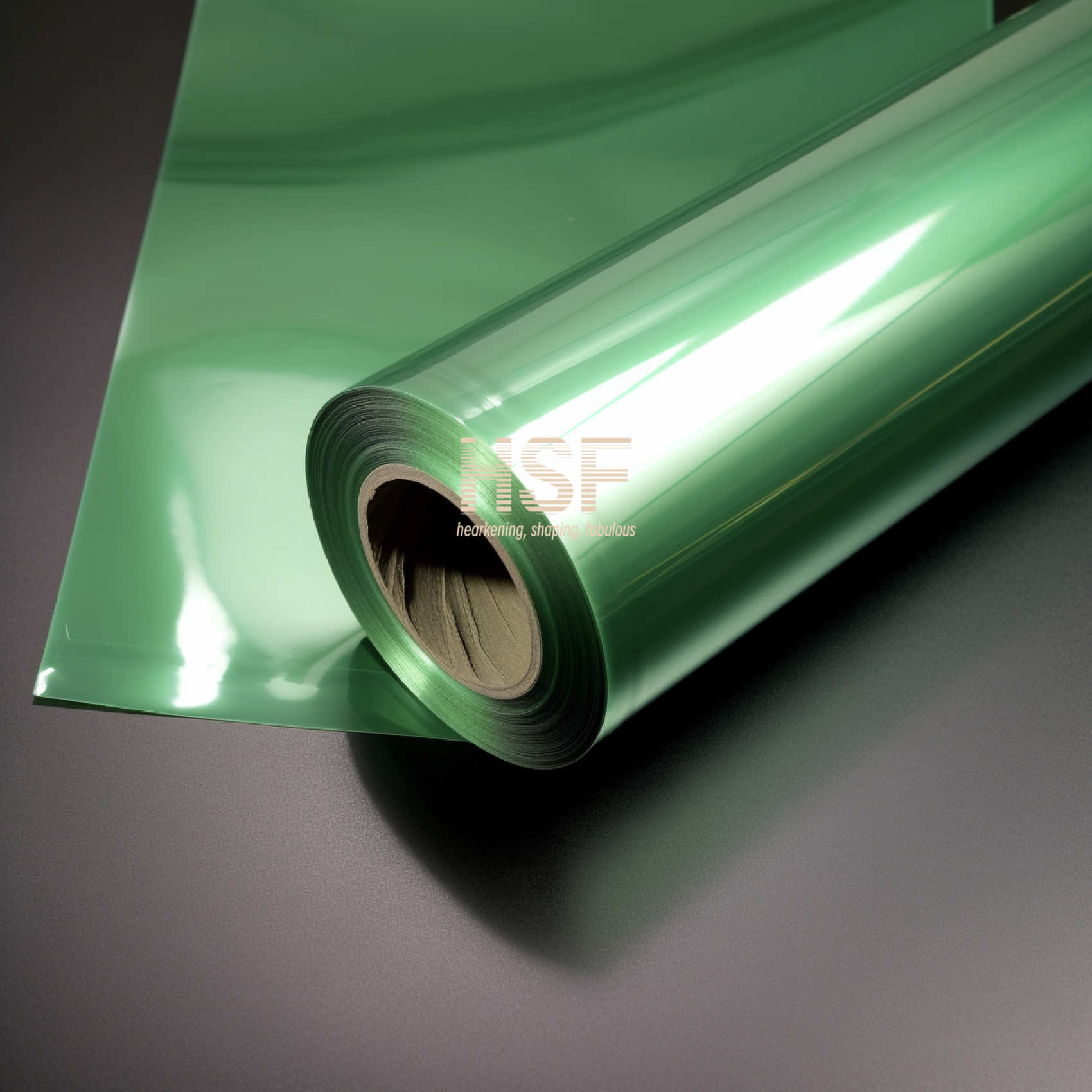 20um Translucent Green PET Non Silicone Coated Optically Clear PET Film