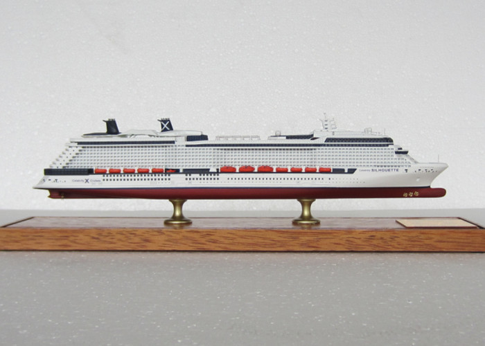 Scale 1:900 Pretty 3d Ships Models , Solstice Class Celebrity Silhouette Cruise Ship Model