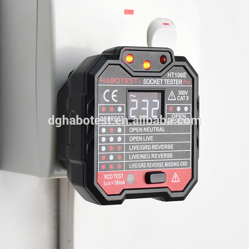 250V Check Plug Socket Tester