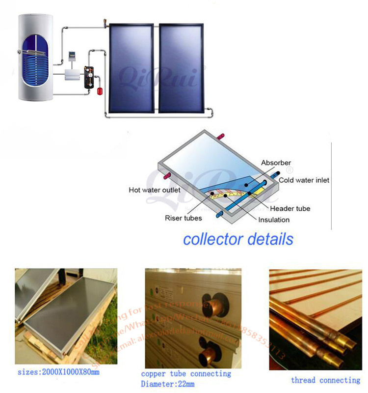 100L 150L 200L 240L 250L 300L 400L 500L 600L 800L 1000L 2000 Liter Solar Water Heater Collector Panel