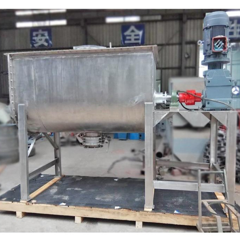 OEM Custom Auger Conveyor Dry Powder Horizontal Ribbon Blender