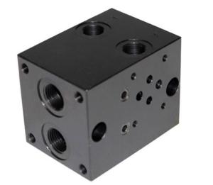 China 0.005mm CNC Milling Aluminum Parts 155x65mm Hydraulic Valve Body wholesale