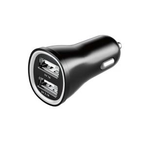 China Mini 15.5W Car Portable Smartphone Charger Blue LED Dual USB For IPhone12 wholesale