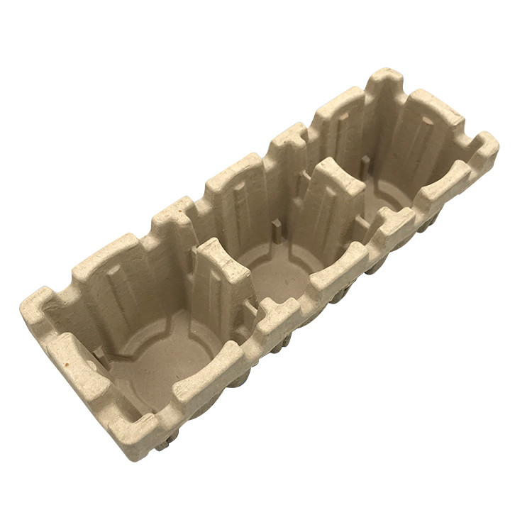 Recycled Moulded Pulp Tray Electronics Corrugated Cardboard Hamper Dry Press Trays