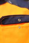 Sattin Woven Orange 250GSM Reflective Jacket Retro 3M Strip 9910
