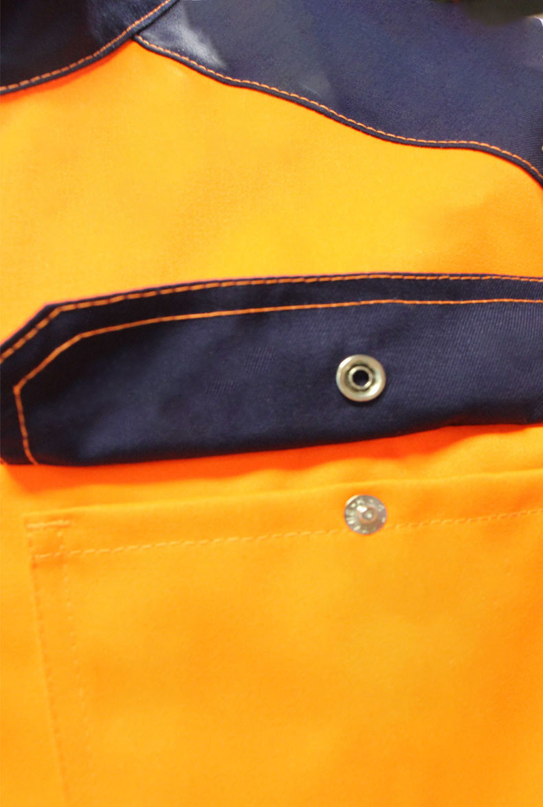 Sattin Woven Orange 250GSM Reflective Jacket Retro 3M Strip 9910
