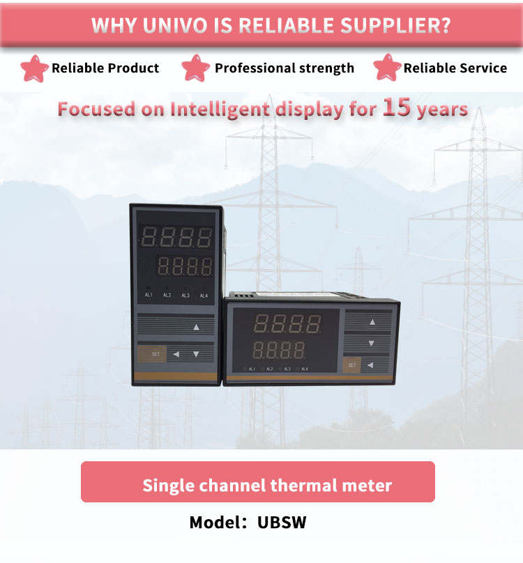2023 Manufacturing Date Code UNIVO UBSW Single Channel Thermal Meter Control Instrument