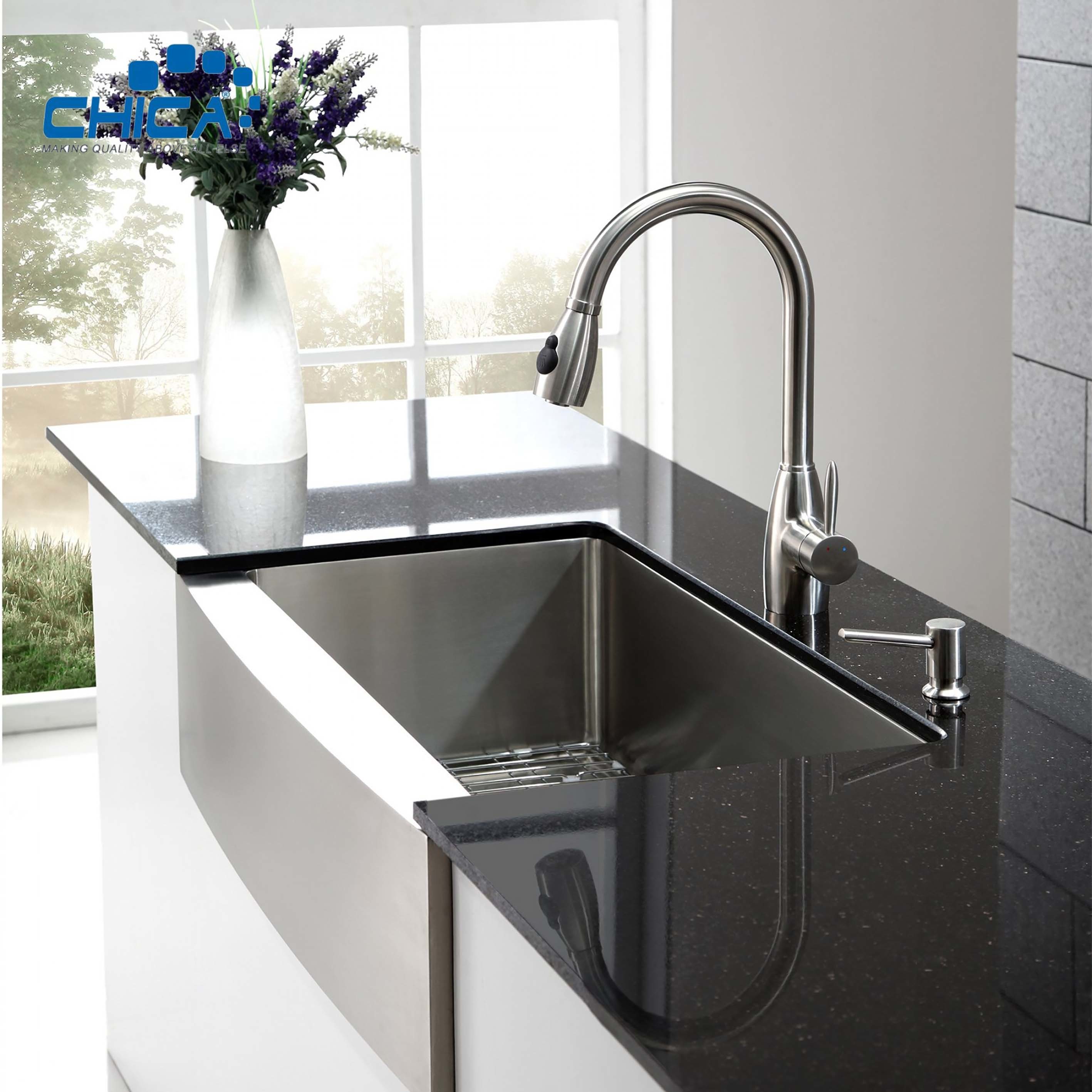 Apron Front stainless steel Single Bowl Kitchen Sinks Handmade House Kitchen Sinks