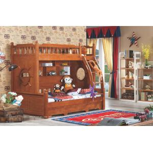 China solid wood bunk bed with pulled bed wholesale