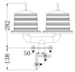 32.5cd Dual Solar Aviation Light For Building