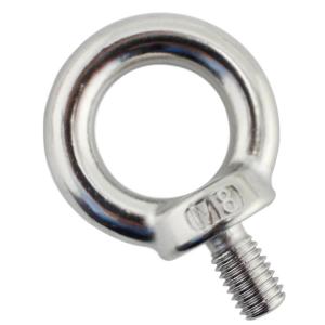 China Polished Heavy Duty Stainless Steel Eye Bolts DIN 580 Stainless Steel Eye Hooks wholesale