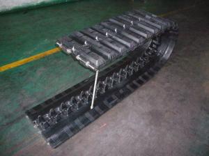 China Heavy Equipment Segmented Rubber Tracks 450x110 wtih Flexible Length for Military Vehicle wholesale