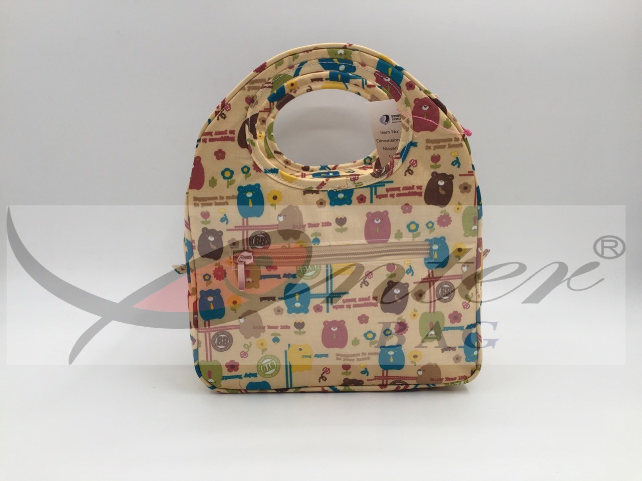 Multi Colors Teenager Small Picnic Cooler , Personalized Neoprene Lunch Tote