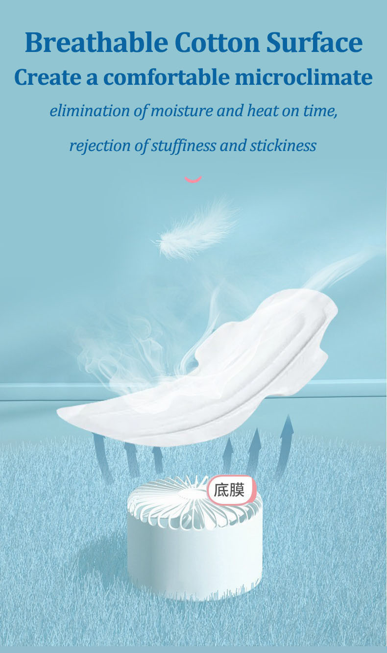 Woman Herbal Sanitary Napkin Anion Chip Mint Max Sanitary Pad