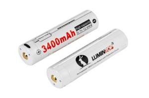 China Micro USB Rechargeable Flashlight Batteries 3.7V 3400mAh High Capacity wholesale