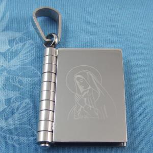 China 316L Stainless Steel Rectangle Square Shaped Necklace Pendant LPS0044 wholesale