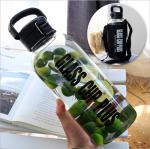 1000ml Glass Water Bottle With Silicone Sleeve And Leakproof Lid