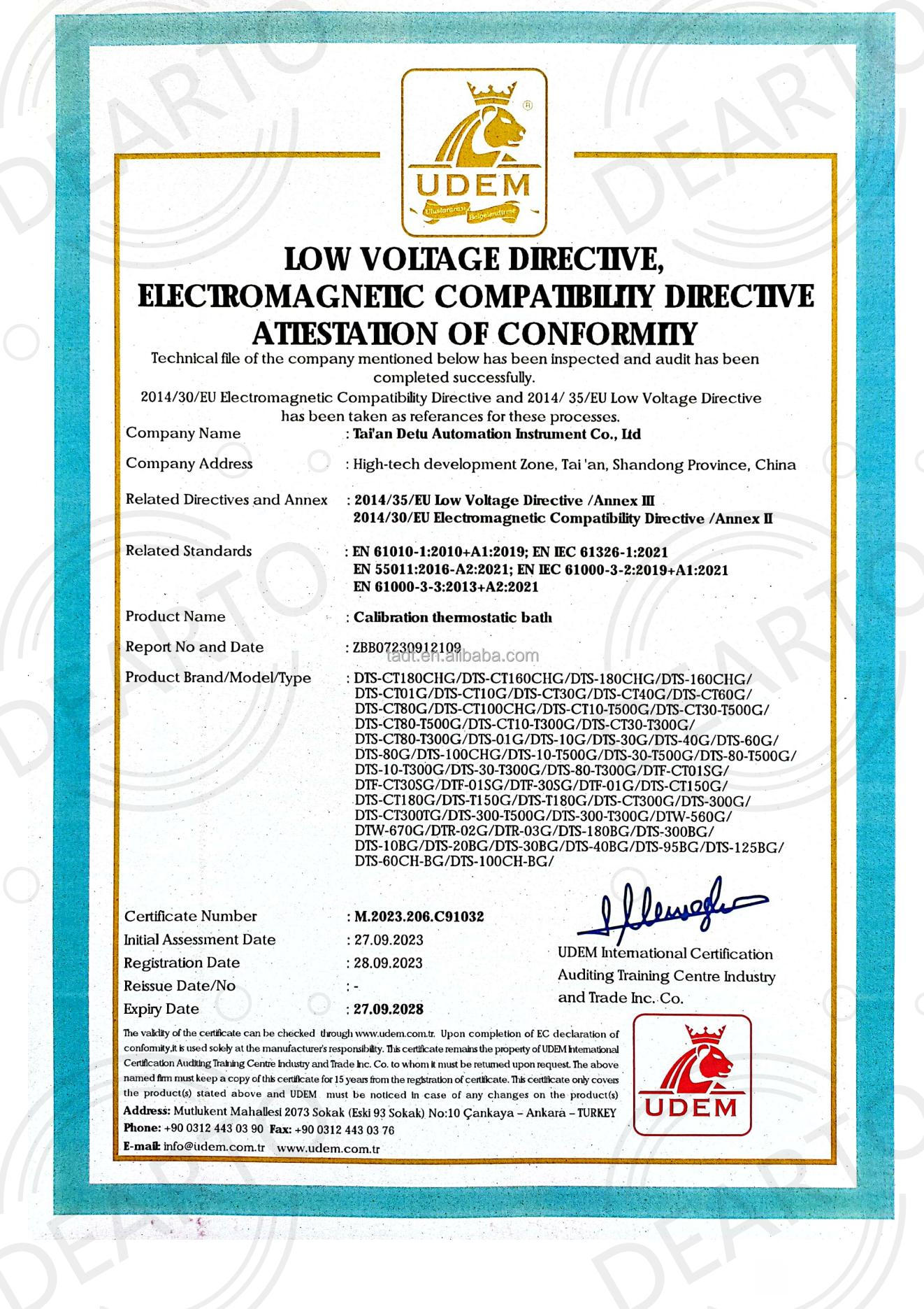OBM Supported Ultra-low Temperature -100C Thermostatic Bath for Radial Uniformity 0.01C