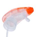 Mini 28/410 Pump Spray Bottle Parts Orange Translucent Ergonomic