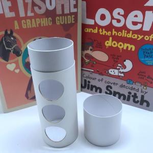 China Eco - Friendly Paper Cans Packaging Window Gift Paper Tube wholesale
