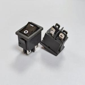 China Illuminated Rocker Light Switch R19A Gray 21*15mm 12A 125V/250V wholesale