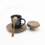 3.9 inch round bamboo Wooden Coasters for Drinks - Natural Acacia Wood Drink