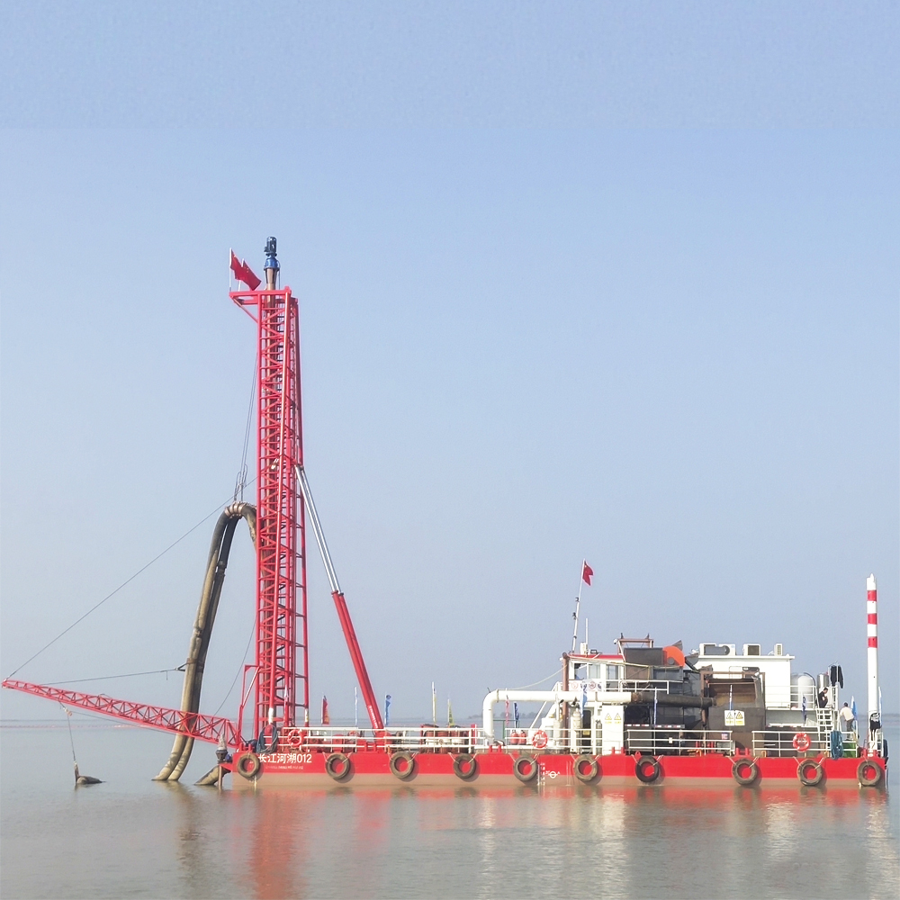 Heavy Dredging Ship Bucket Wheel Dredger working site