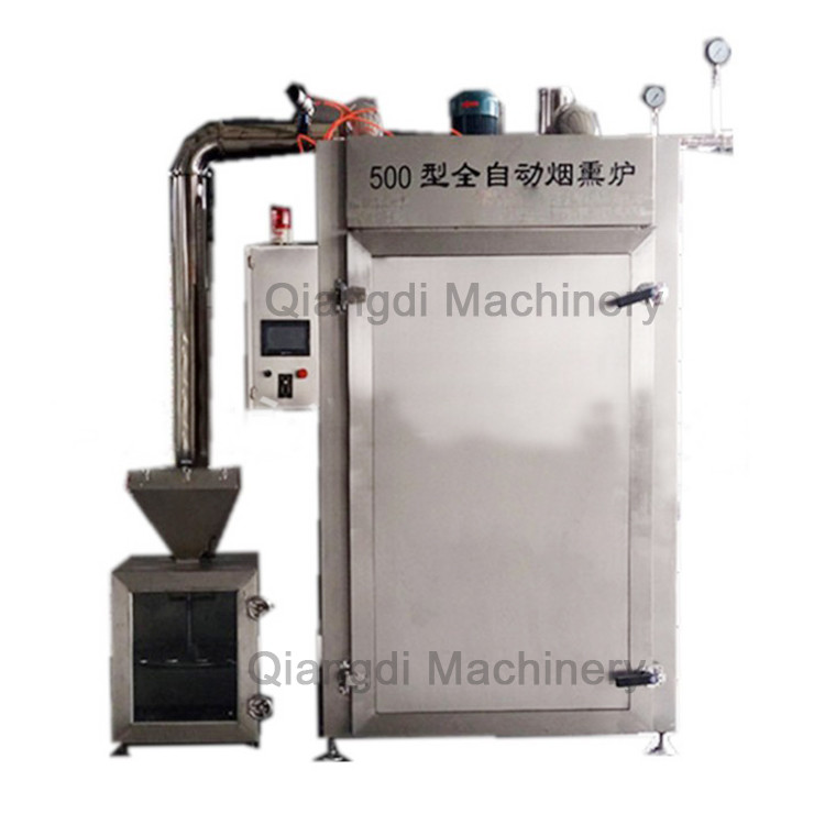 electric type automatic fish meat chicken bacon sausage smoking machine