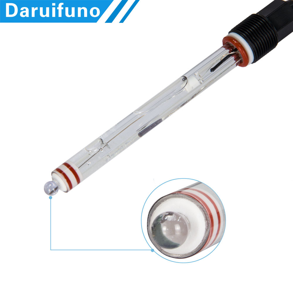Corrosion Resistant Glass PH Electrode Resistance 0-80℃ For Dirty Water