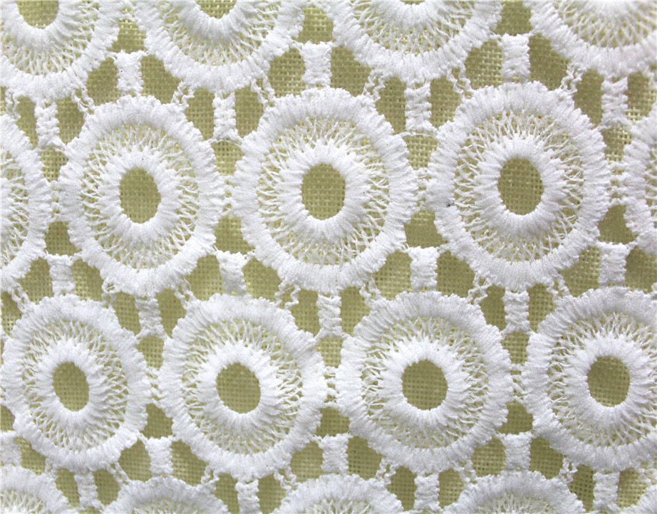 Apparel Accessories Chemical Lace Fabric Water Soluble Embroidery lace fabric