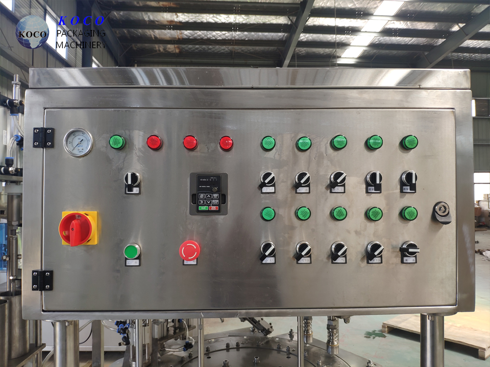 KOCO direct deal All stainless steel Double filling port dosing capping filling machine