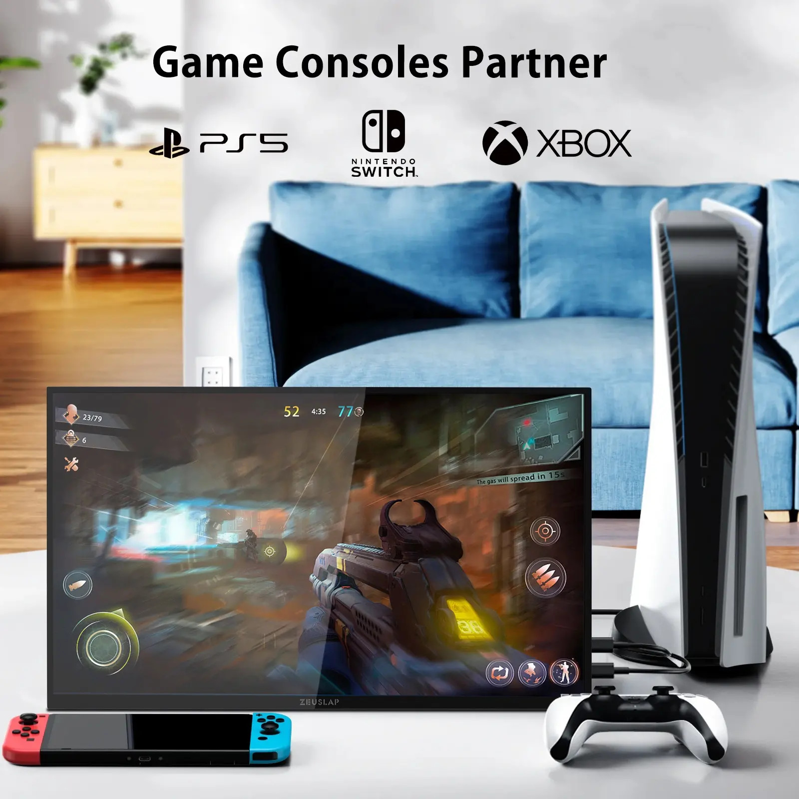 4k Gaming Laptop Extend Portable Monitor Touchscreen High Resolution 15.6 Inch