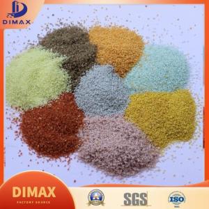 China Calcined Quartz Colored Decorative Sand Ceramic Colored Stone Color Paint Sand wholesale