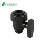 100% Material Irrigation Plastic Valve Agricultural Union Valve with Shutoff
