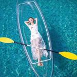 Durable Clear Bottom Kayak Double Seats For Family Entertainment CE Certificate