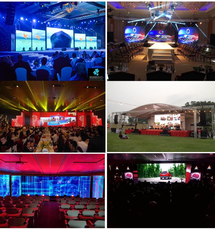 Curved SMD1515 2mm 360 Degree Led Display Flexible Led Video Wall