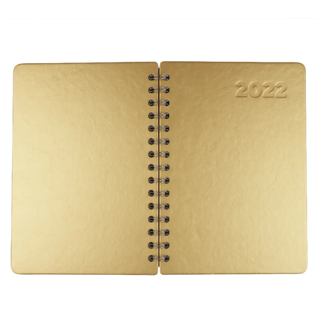 Advance Planning PU Hard Cover Spiral Journal Notebook Monthly Planner