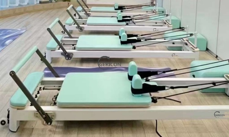 Gericon G-PR005 commerical use black aluminium pilates reformer for Fitness