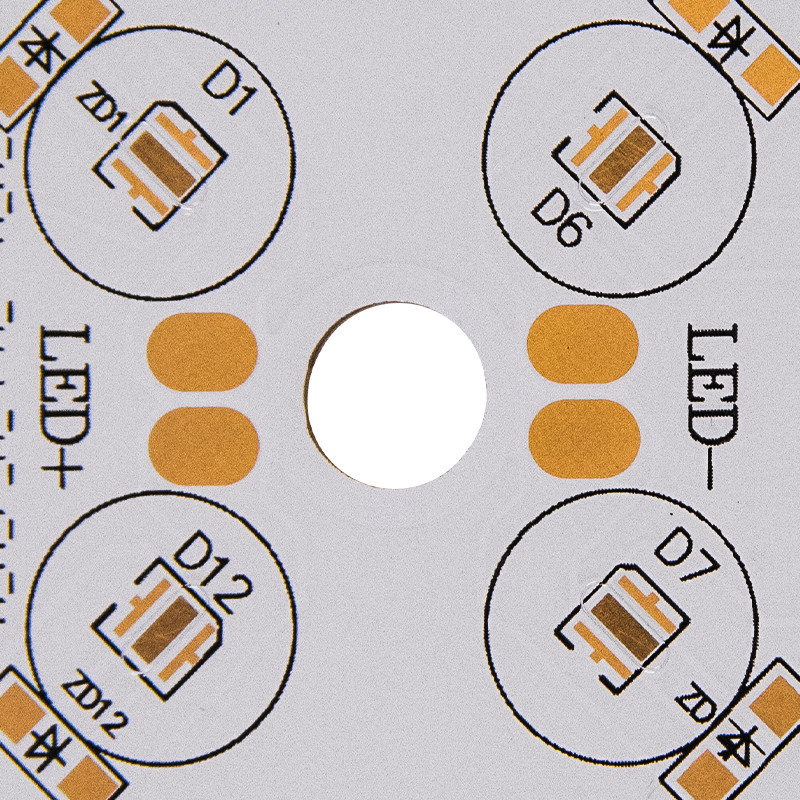 265V LED Driver Circuit Board Ceiling Lamp Prototype PCB Assembly