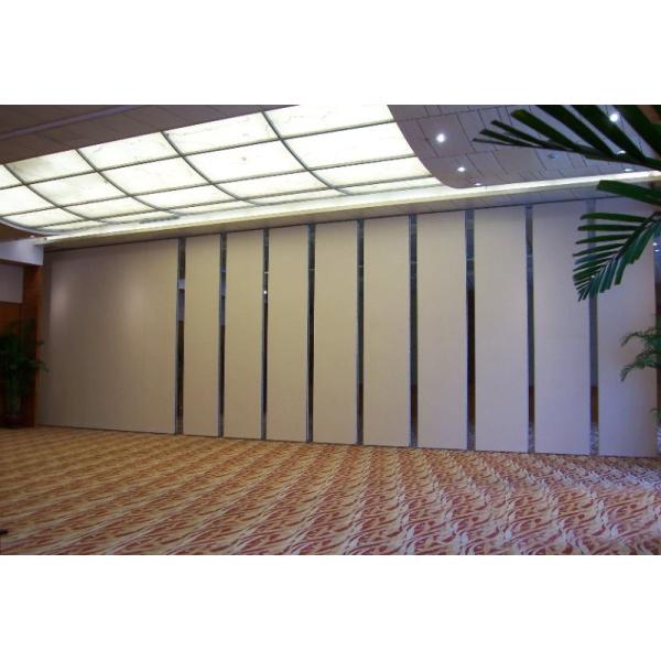 Durable Wooden Hanging Acoustic Partition Walls / Movable Room Dividers