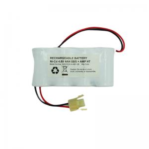 China Rechargeable Emergency Light Ni Cd Battery 4.8V Expected Life 5 Years D4000mAh on sale