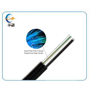 China OEM Fiber Optical Cable 1km Drum FTTH Optical Fiber Cable Steel Wire wholesale