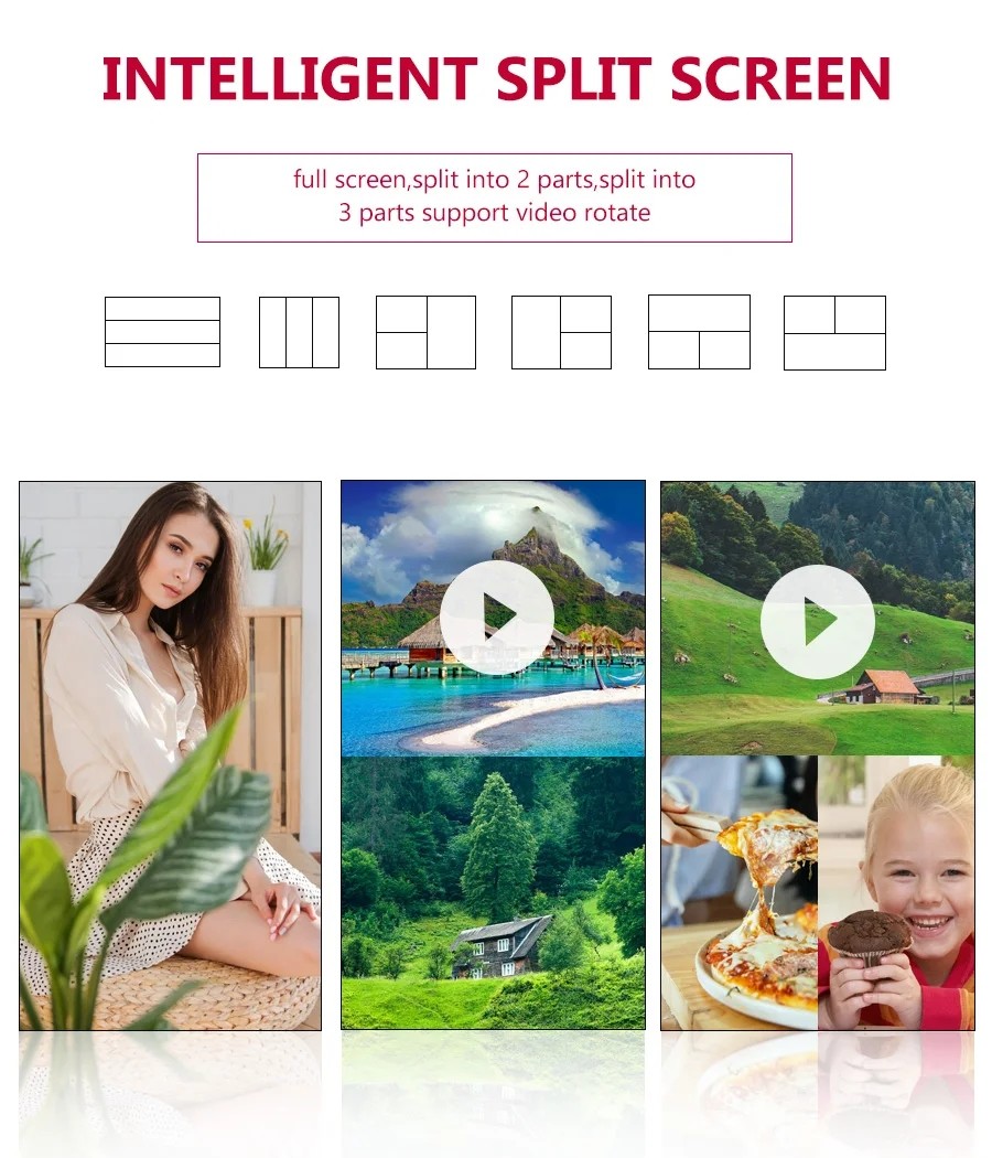 350cd/M2 Floor Standing Android Indoor Digital Display Screens 32/43/50/55/65