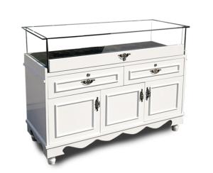 China Retail Jewelry Display Cases Jewelry Store Showcases With Lights Europe Style wholesale