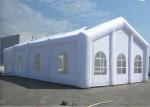Commercial Inflatable Day Tent Air Sealed Roll Up Doors Windows For Sports Arena